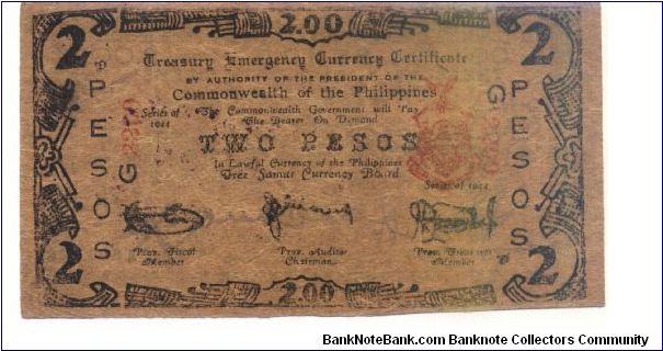 Banknote from Philippines year 1944