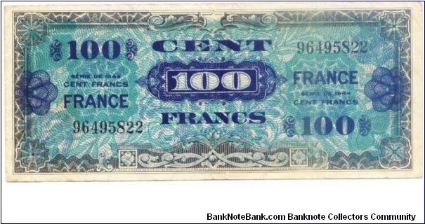 100 Francs,MPC Banknote