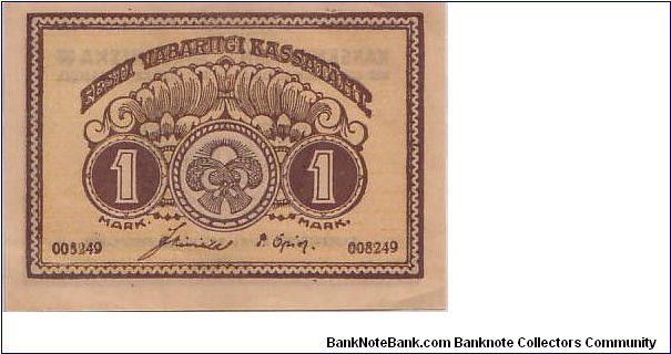 Estonia - 1 Mark 1919 y. Banknote