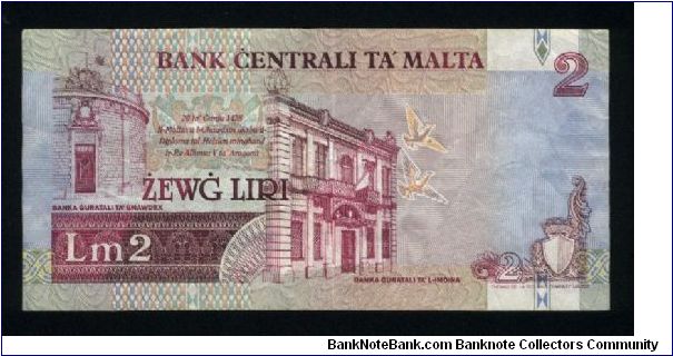 Banknote from Malta year 1994