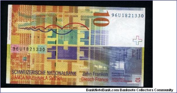 Banknote from Switzerland year 1996