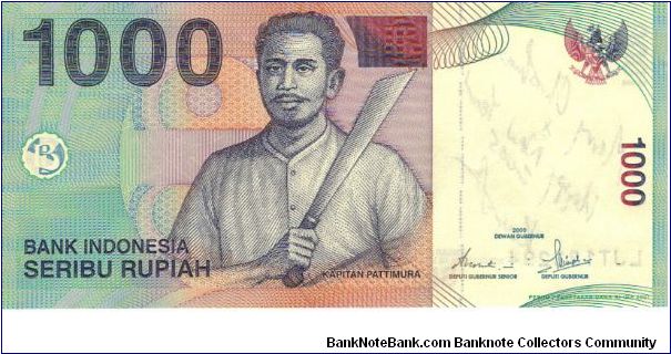 Banknote from Indonesia year 2000