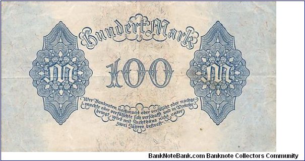 Banknote from Germany year 1922