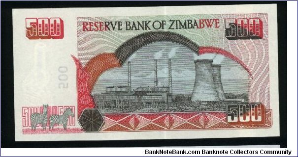 Banknote from Zimbabwe year 2001