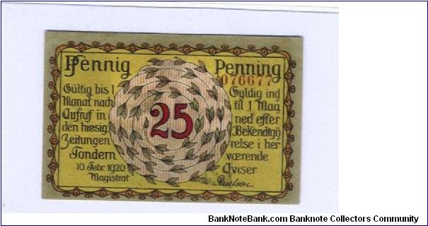 Banknote from Germany year 1920