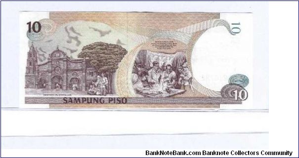 Banknote from Philippines year 2001