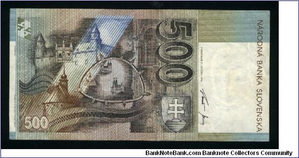 Banknote from Slovakia year 1996