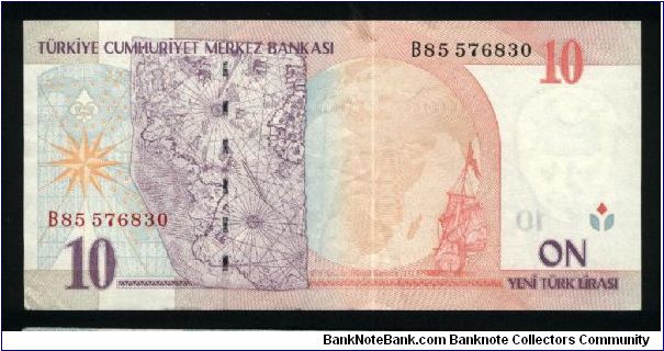 Banknote from Turkey year 2005