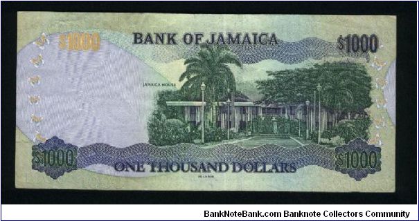 Banknote from Jamaica year 2002