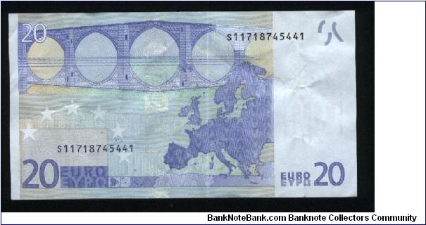 Banknote from Italy year 2002