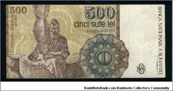 Banknote from Romania year 1991