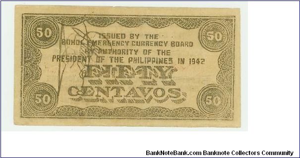 Banknote from Philippines year 1942