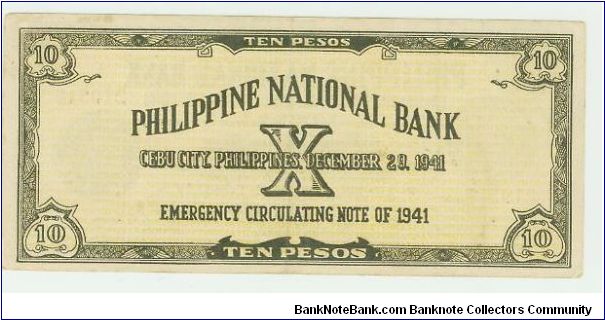 Banknote from Philippines year 1941