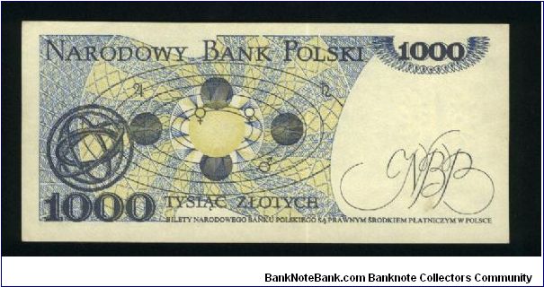 Banknote from Poland year 1979