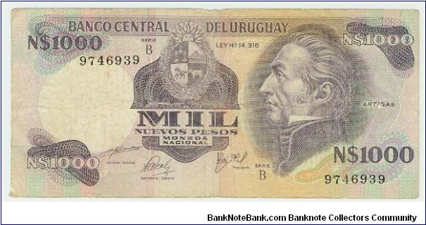 HELP! I THOUGHT I'D LIST ALL THESE OLD NOTES FOR THE FUN OF IT. HOPE I'M NOT BEING A PAIN. i'M A BIT CUT-OFF IN THE PHILIPPINES. ITS IMPOSSIBLE TO FIND CATALOGUES FOR COLLECTABLES. KNOW THE YEAR?? IS THAT 1000 PESOS? Banknote