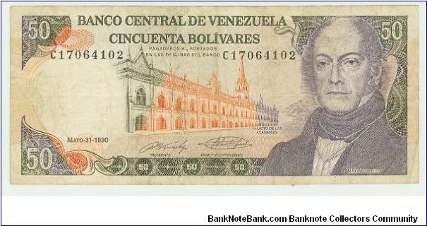 IT EVEN HAS A DATE ON IT! NICE LOOKING NOTE FROM BOLIVIA. Banknote