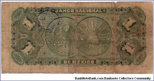 Banknote from Mexico year 1913