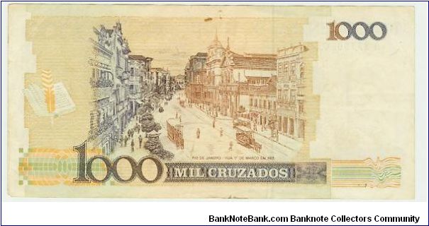 Banknote from Brazil year 1980