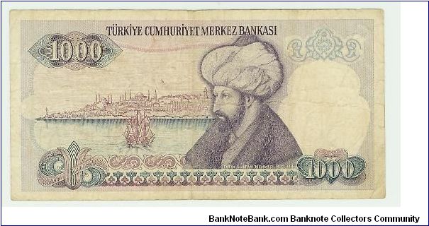 Banknote from Turkey year 1970