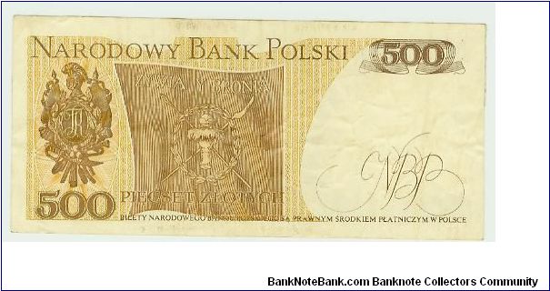 Banknote from Poland year 1982