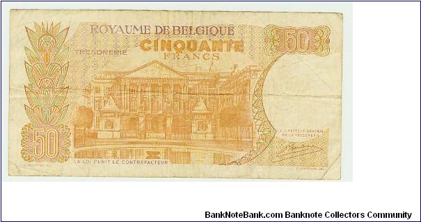 Banknote from Belgium year 1966