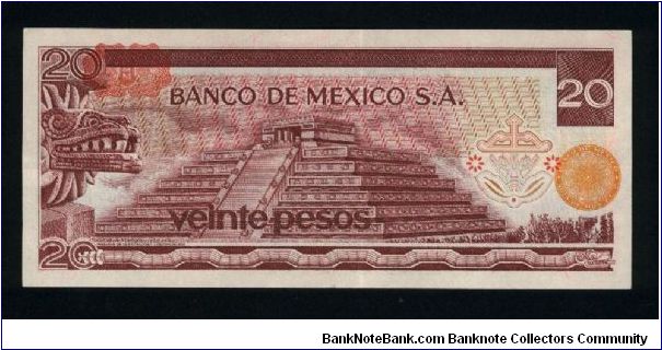 Banknote from Mexico year 1977