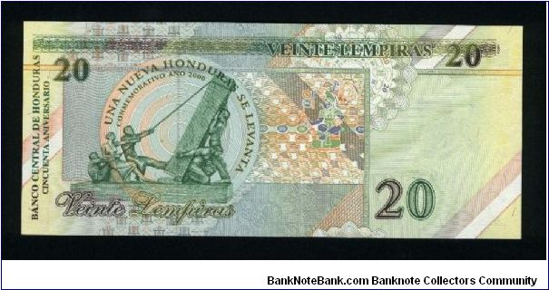 Banknote from Honduras year 2000