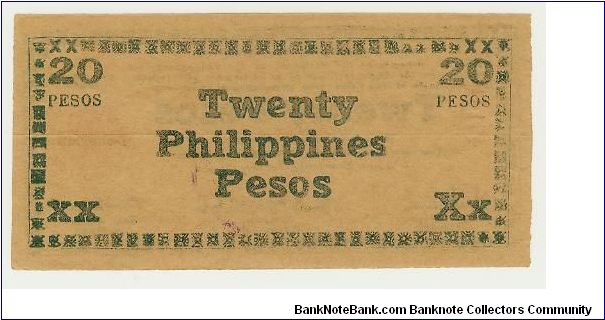 Banknote from Philippines year 1945