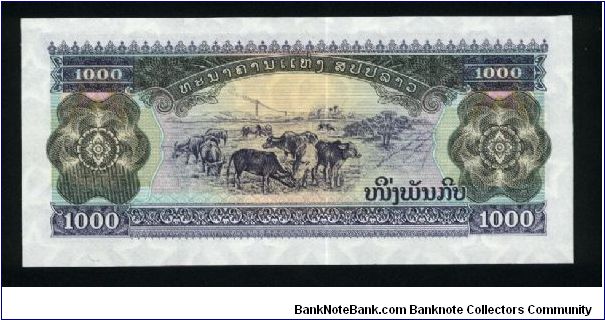 Banknote from Laos year 1998