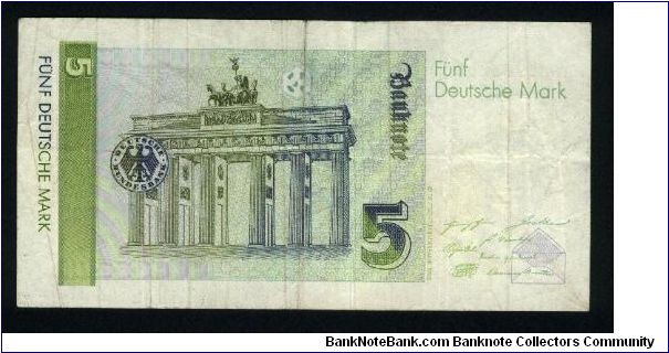 Banknote from Germany year 1991