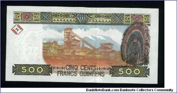 Banknote from Guinea year 1998