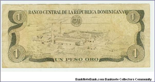Banknote from Dominican Republic year 1984