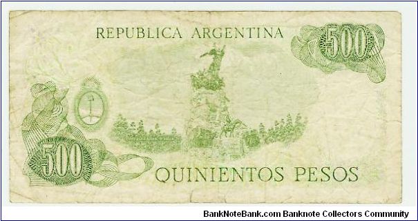 Banknote from Argentina year 1985