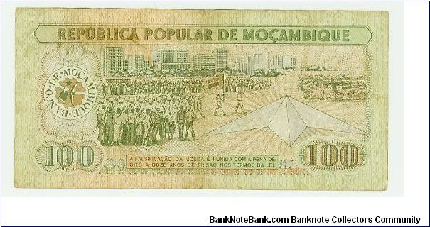 Banknote from Mozambique year 1983