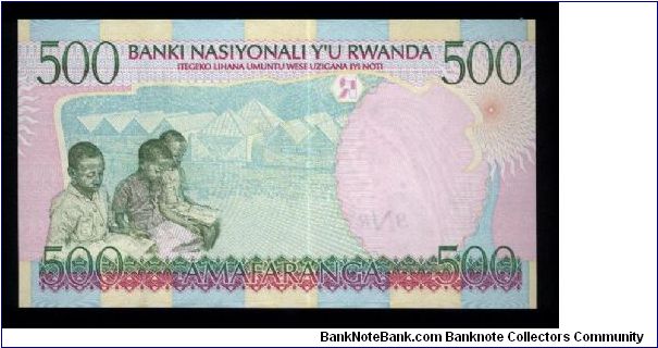 Banknote from Rwanda year 1998