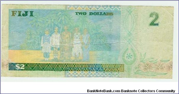 Banknote from Fiji year 1980