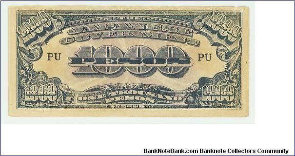 WWII JAPAN INVASION MONEY FOR THE PHILIPPINES. THIS IS THE HIGHEST DENO,INATION NOTE ISSUED BY THE PCCUPYING JAPANESE FORCES. Banknote