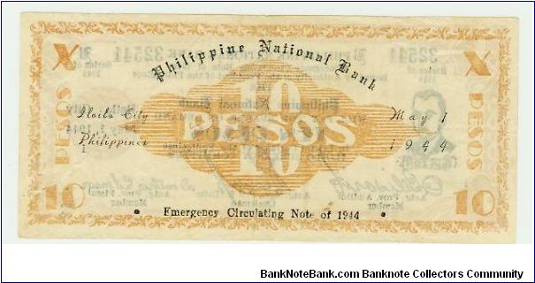 Banknote from Philippines year 1944