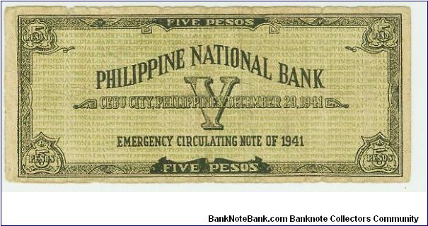 Banknote from Philippines year 1941