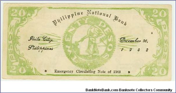 Banknote from Philippines year 1942