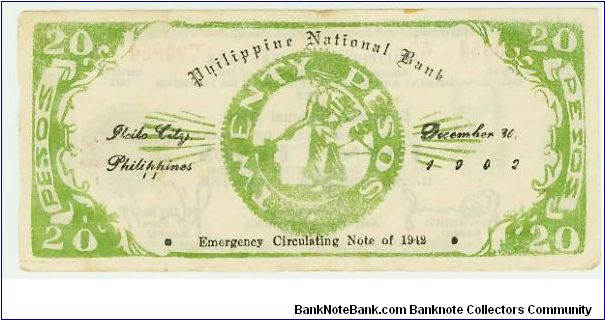 Banknote from Philippines year 1942