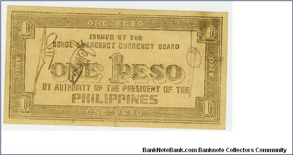 Banknote from Philippines year 1943