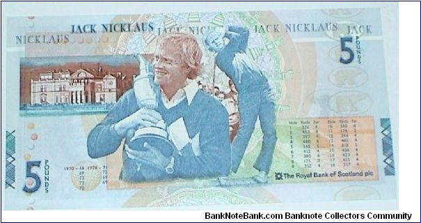 Banknote from Scotland year 2005