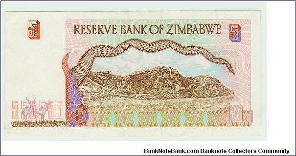 Banknote from Zimbabwe year 1997