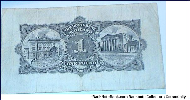 Banknote from Scotland year 1961