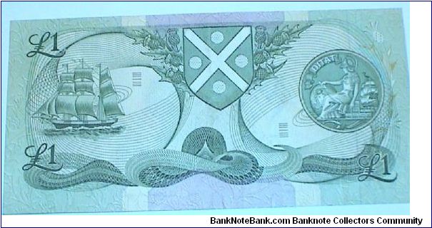 Banknote from Scotland year 1980