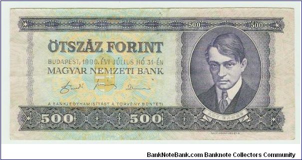 NOTE 336 IS AN INTERESTING 500 FORINT OF HUNGARY. A NOTE IS BEING ADDED EVERY DAY UNTIL THIS COLLECTION TOTALS 350, AND/OR SOMEONE BECOMES THE NEW OWNER. PLEASE VIEW THE WHOLE COLLECTION AND SEE WHAT A DEAL YOU WILL GET! Banknote