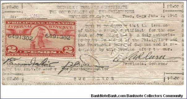 Banknote from Philippines year 1942