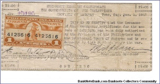 Banknote from Philippines year 1942