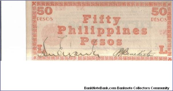 Banknote from Philippines year 1943